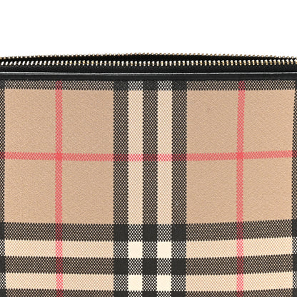 Burberry Vintage Check Calfskin Olympia Slim Pouch Archive Beige 8 of 12