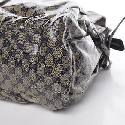 Gucci Crystal Monogram Hysteria Tote Navy Blue 11 of 13