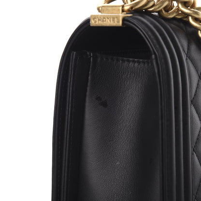 Chanel Calfskin Quilted New Medium Boy Flap Black 12 of 14