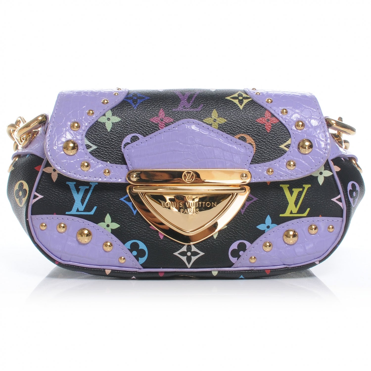 Louis Vuitton Monogram Multicolor Alligator Marilyn Black 1 of 7