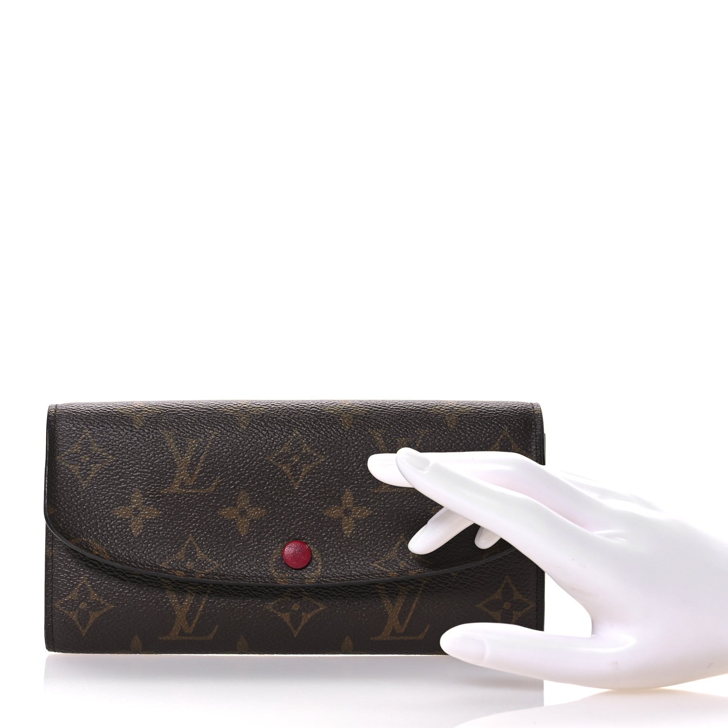 Louis Vuitton Monogram Emilie Wallet Fuchsia 2 of 7