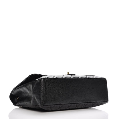 Chanel Caviar Quilted Maxi Single Flap Black 4 of 9
