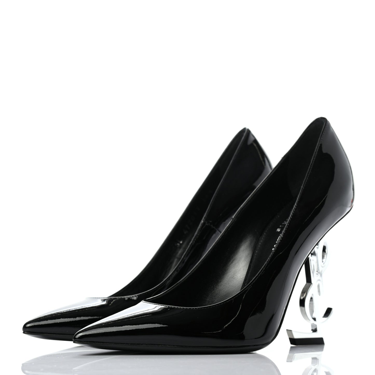 Patent Opyum 110 Pumps 36.5 Black Silver