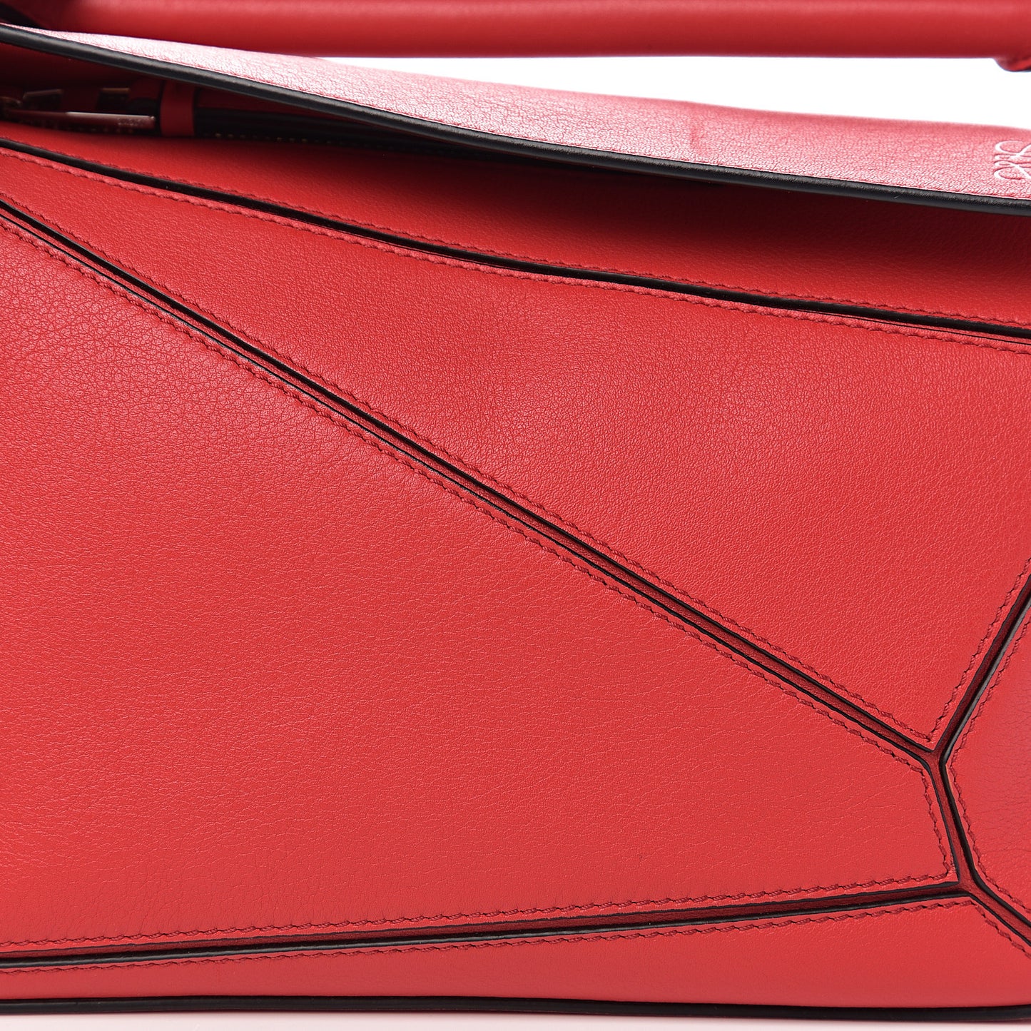 Calfskin Small Puzzle Bag Scarlet