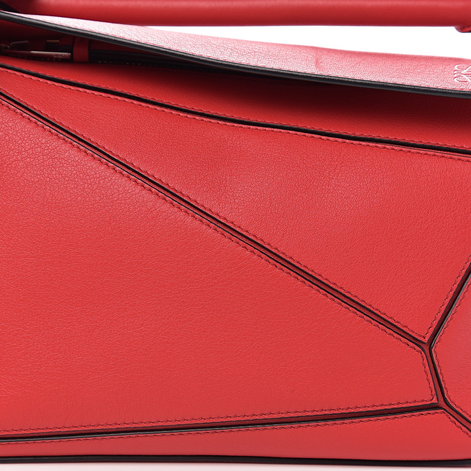 Loewe Calfskin Small Puzzle Bag Scarlet 6 of 9