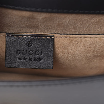 Gucci Calfskin Mini Sylvie Chain Shoulder Bag Black 6 of 14