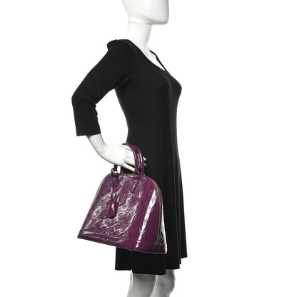 Louis Vuitton Vernis Alma MM Amethyste 2 of 9