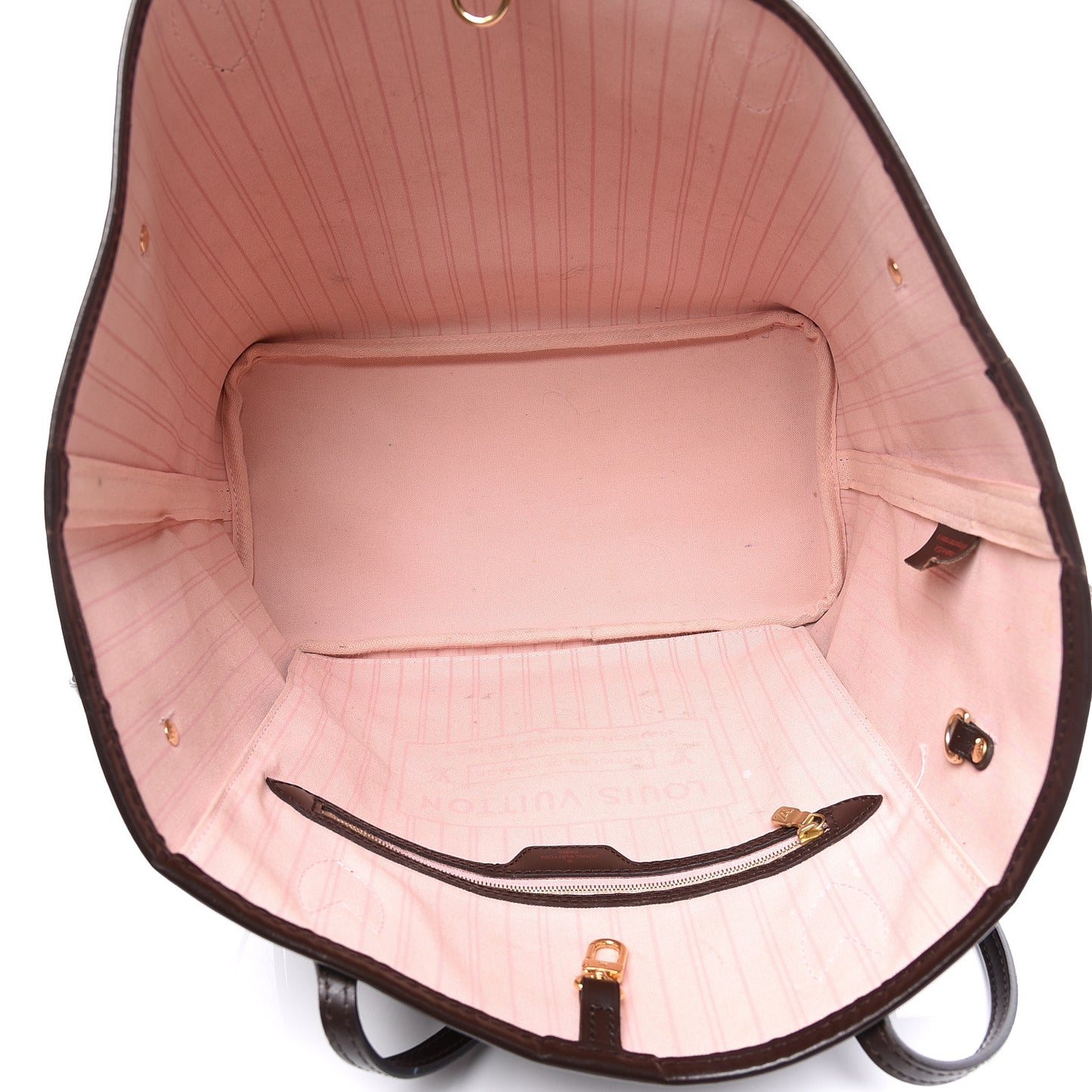 Damier Ebene Neo Neverfull MM Rose Ballerine