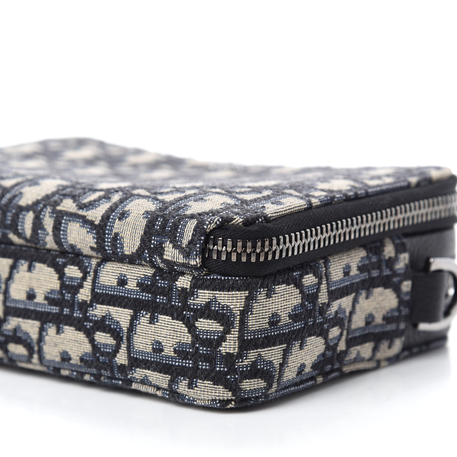 Christian Dior Oblique Pouch Navy Blue 7 of 10