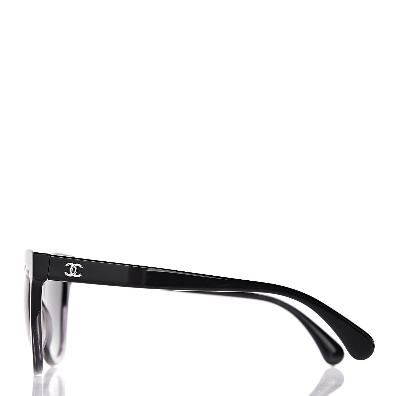 Chanel Polarized Acetate CC Cat Eye Summer Sunglasses 5350 Black 3 of 8