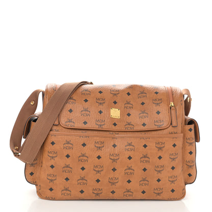 MCM Visetos Large Klassik Diaper Bag Cognac 3 of 13