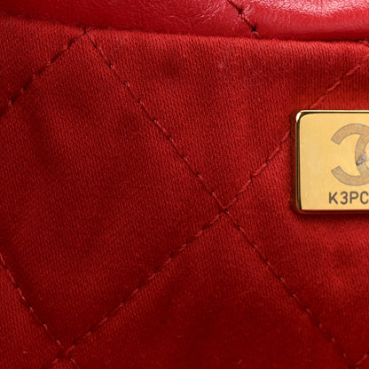 Chanel Shiny Calfskin Quilted Small Chanel 22 Red 8 of 13