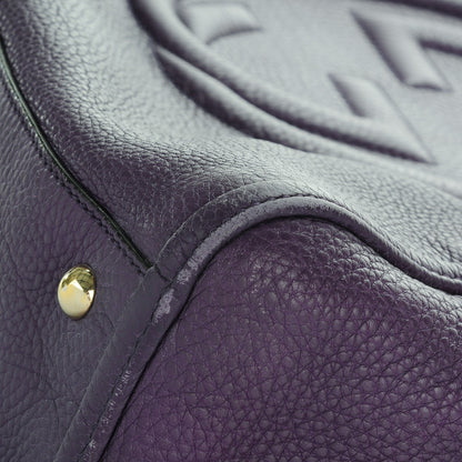 Gucci Pebbled Calfskin Medium Soho Shoulder Bag Shine Purple 8 of 8