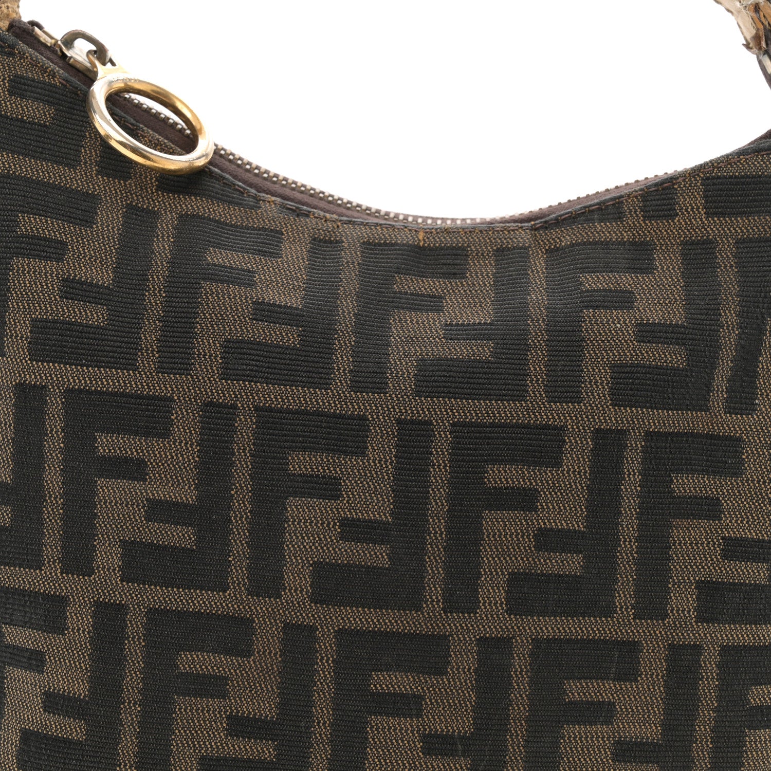 Fendi Zucca Small Oyster Tobacco Beige 8 of 15