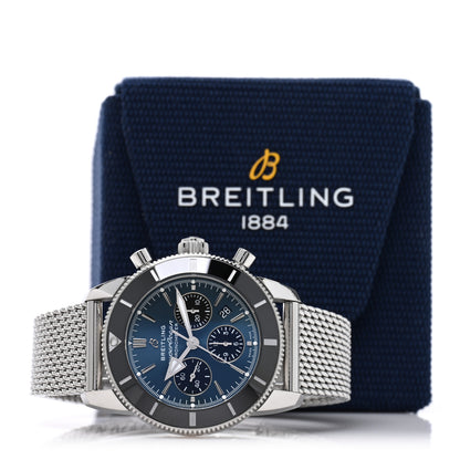 Breitling Stainless Steel 44mm Superocean Heritage II Chronograph Automatic Watch Blue AB0162121C1A1 5 of 5