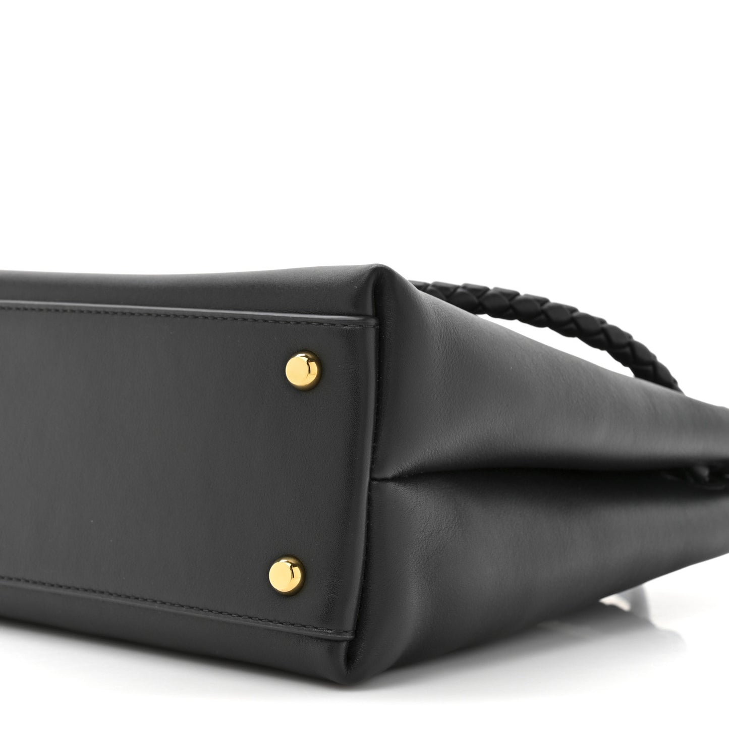Silky Calfskin Small Ciao Ciao Black