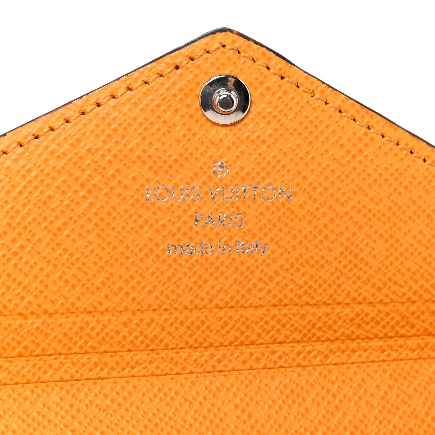 Louis Vuitton Monogram LV Colormania Kirigami Card Holder Safran 6 of 7