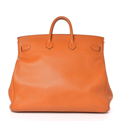 Hermes Togo HAC Travel Birkin 50 Orange 3 of 27