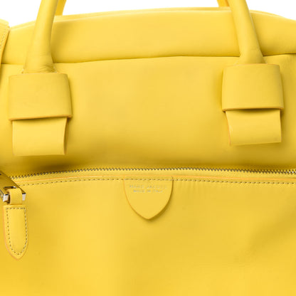 Marc Jacobs Rubber Coated Calfskin Antonia Satchel Yellow 13 of 13