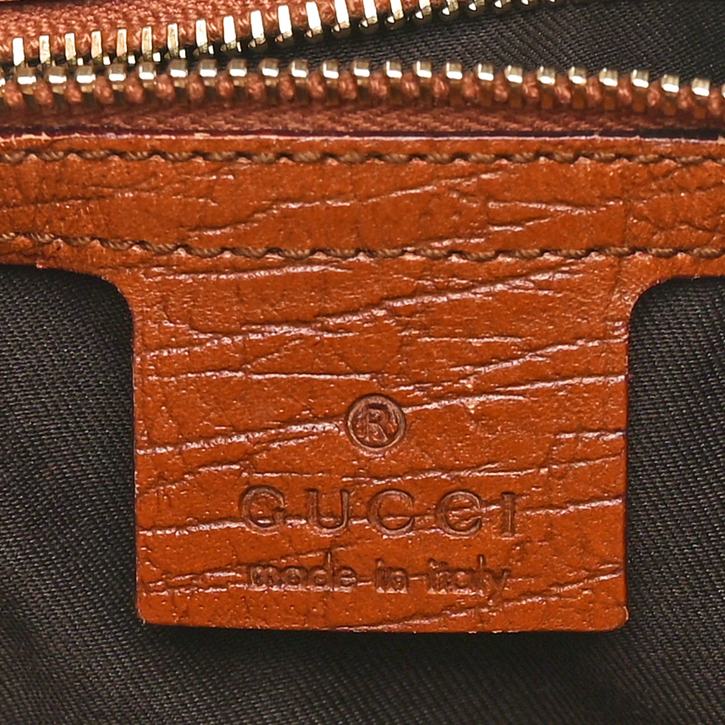 Calfskin Large Horsebit Chain Hobo Brown