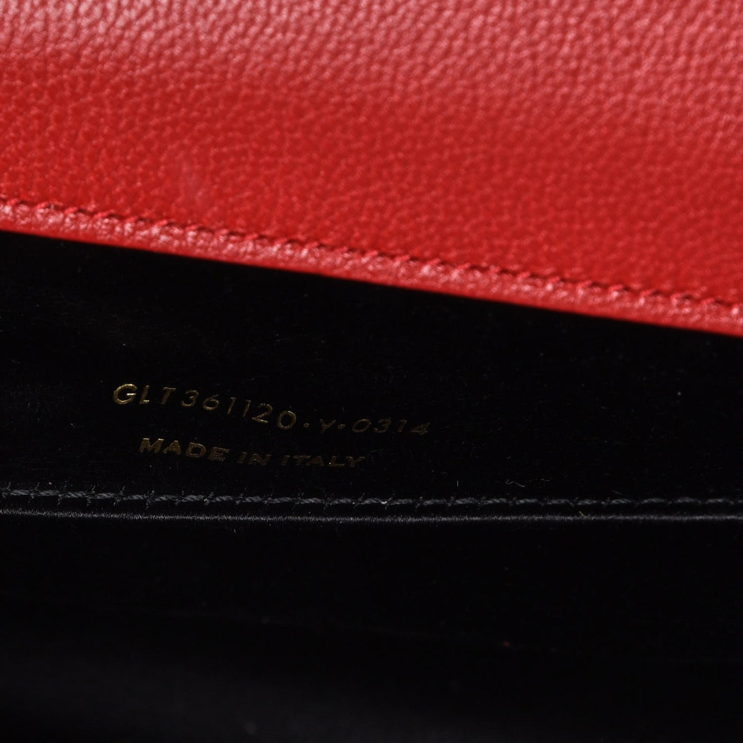 Calfskin Monogram Large Belle De Jour Clutch Red