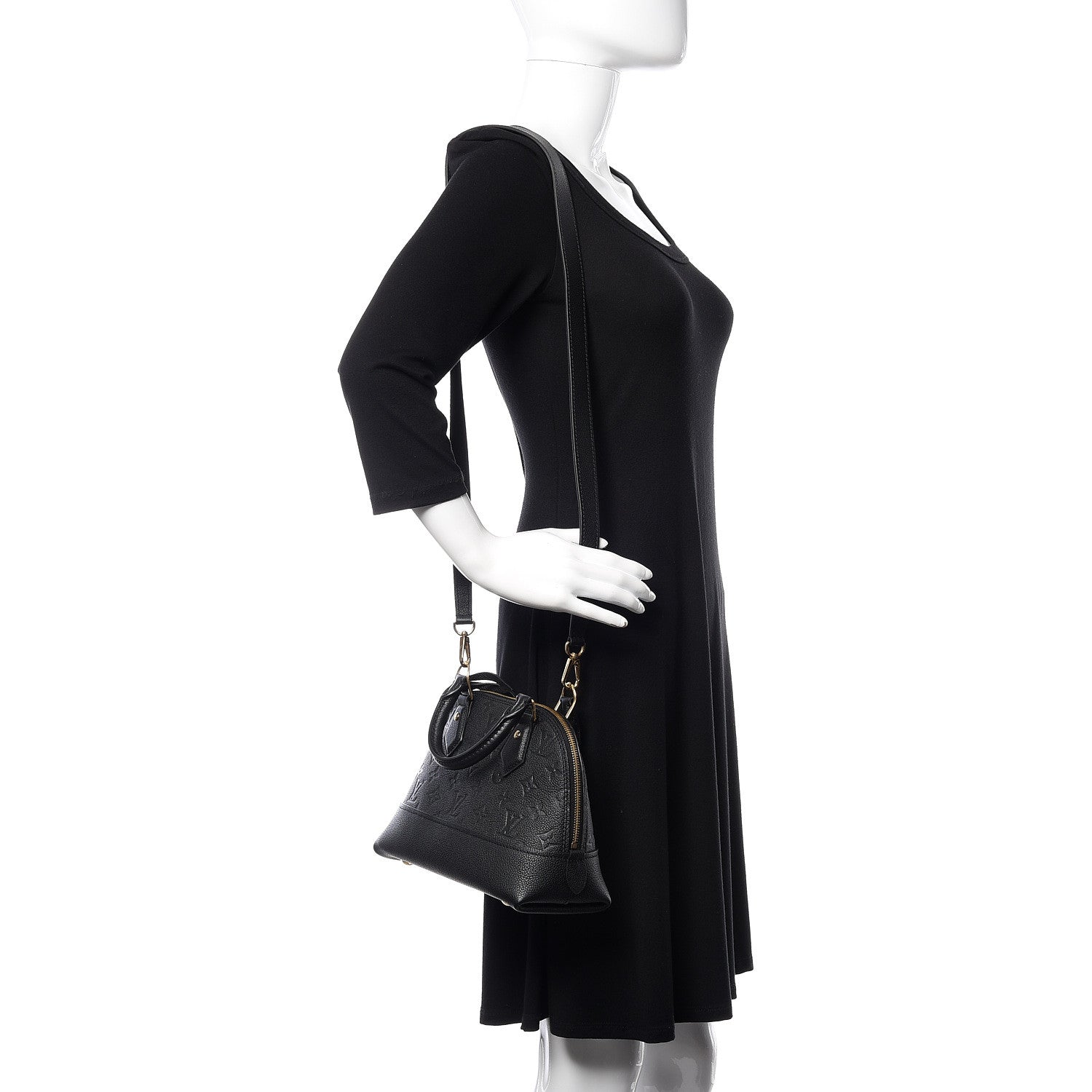 Louis Vuitton Empreinte Neo Alma BB Black 2 of 11