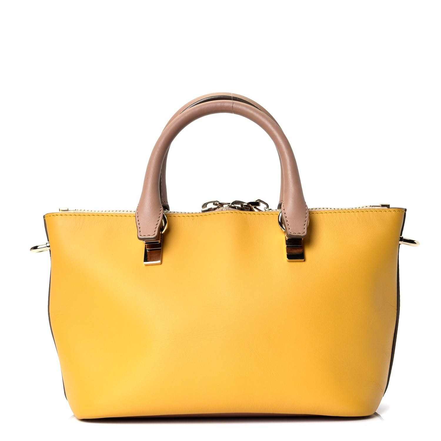 Chloe Smooth Calfskin Small Baylee Tote Desert Island Sunray 1 of 4