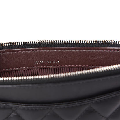 Chanel Lambskin Quilted Small Clutch With Chain Black 8 of 13