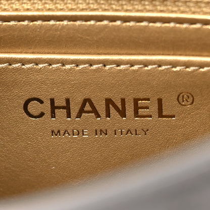 Chanel Lambskin Quilted Mini Pearl Crush Flap Light Grey 6 of 12