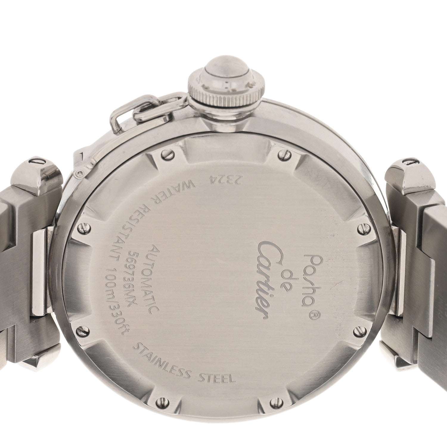 Cartier Stainless Steel 35mm Pasha C Automatic Watch 4 of 4
