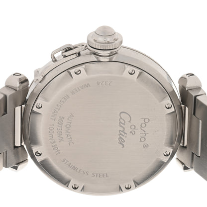 Cartier Stainless Steel 35mm Pasha C Automatic Watch 4 of 4