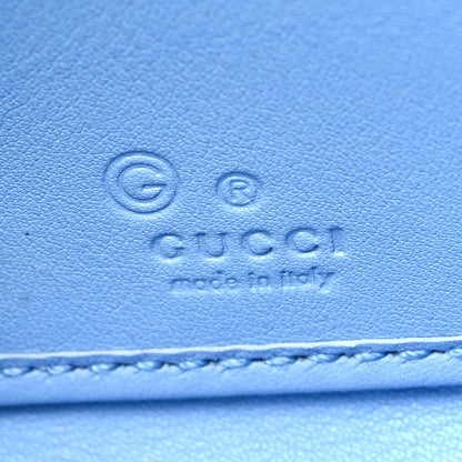 Gucci Microguccissima Zip Around Wallet Mineral Blue 6 of 9