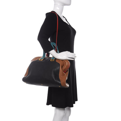 Fendi Calfskin Colorblock Large Chameleon Tote Biscotto 2 of 11