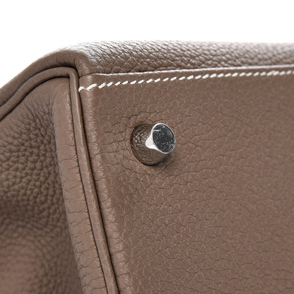 Hermes Togo Kelly Retourne 28 Etoupe 32 of 36