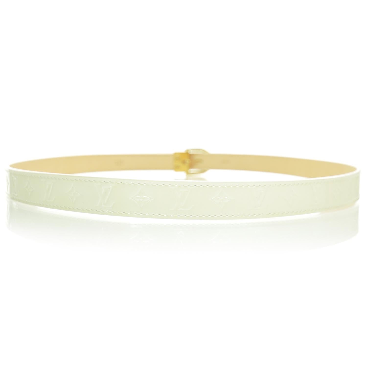 Louis Vuitton Vernis Belt 44 Perle 2 of 2