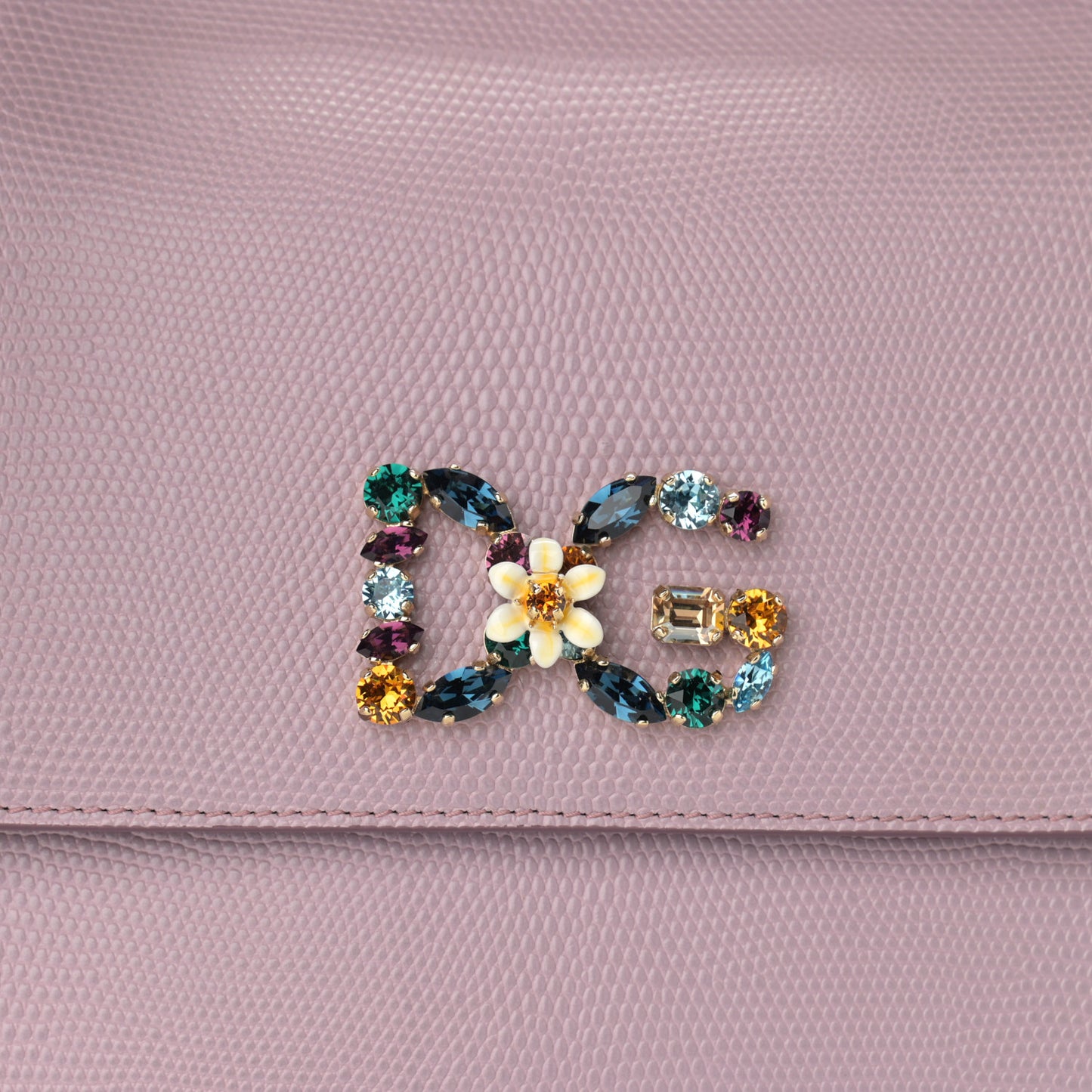 Stampa Iguana Crystal Medium Miss Sicily Satchel Purple