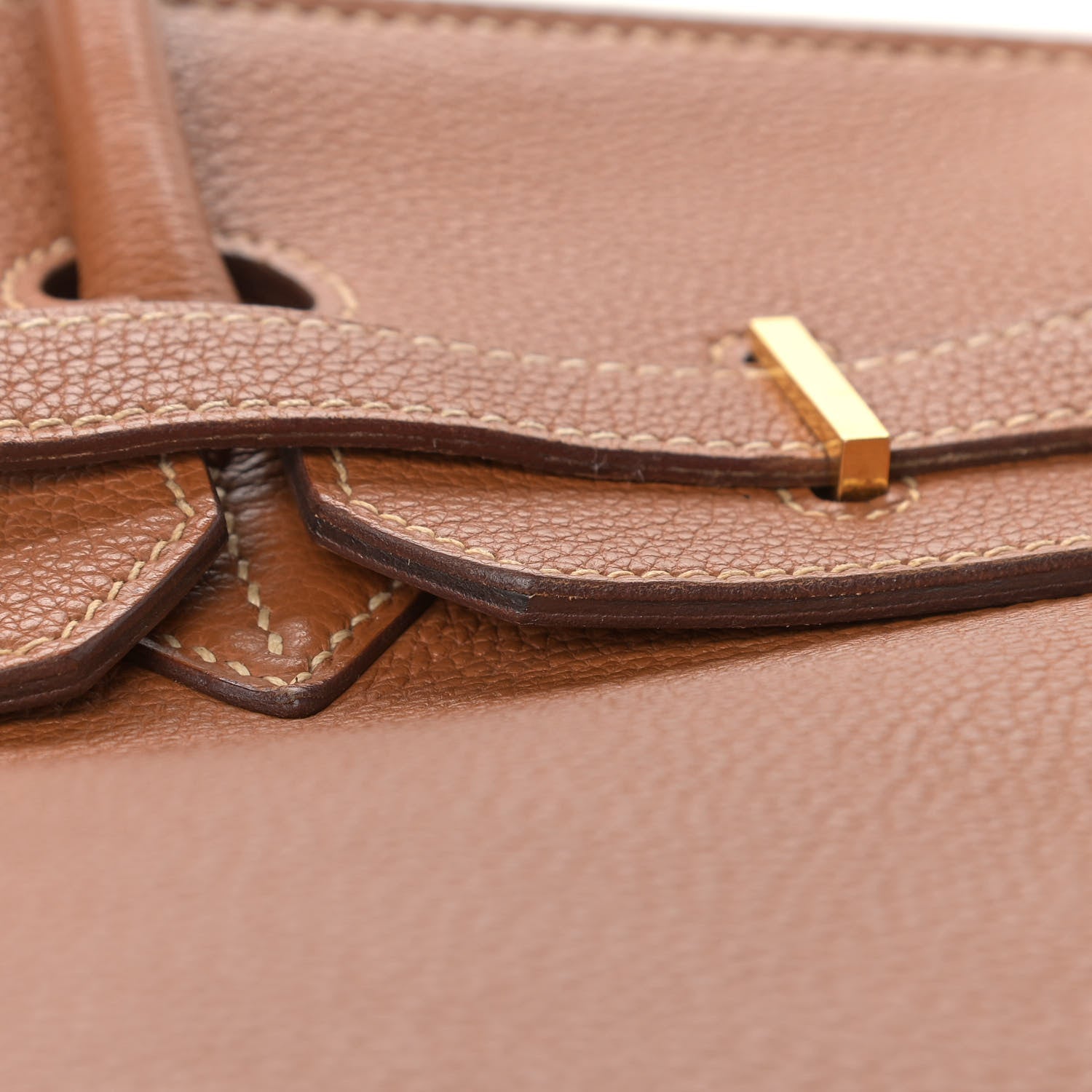 Hermes Taurillon Clemence Birkin 35 Gold 30 of 40