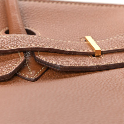 Hermes Taurillon Clemence Birkin 35 Gold 30 of 40