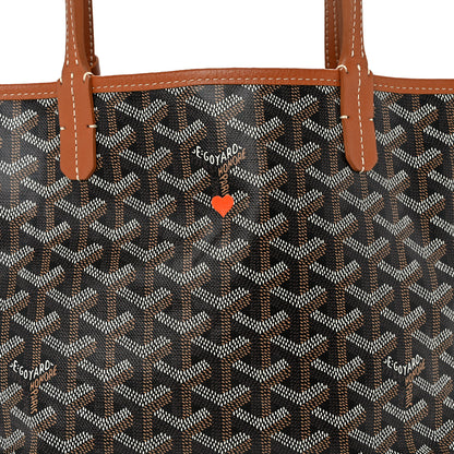 Goyard Goyardine Reversible Mini Anjou Black Gold 13 of 18