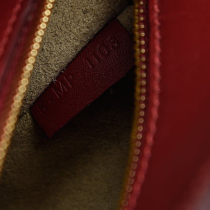 Celine Smooth Calfskin Small Tie Knot Tote Red 9 of 10