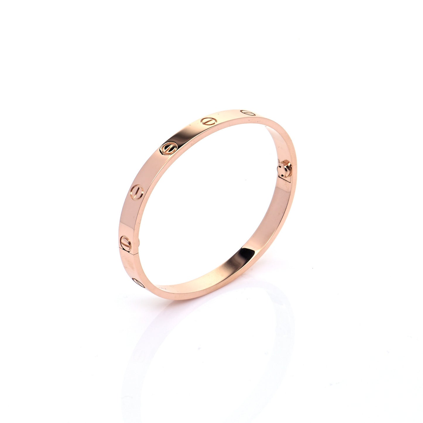 18K Pink Gold LOVE Bracelet 17