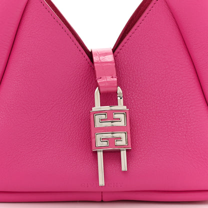 Givenchy Grained Calfskin Mini G-Lock Hobo Neon Pink 7 of 9