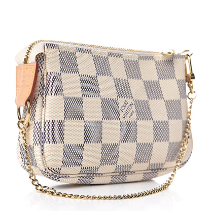 Louis Vuitton Damier Azur Mini Pochette Accessories 3 of 8