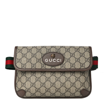 Gucci GG Supreme Monogram Neo Vintage Web Belt Bag Brown 1 of 16