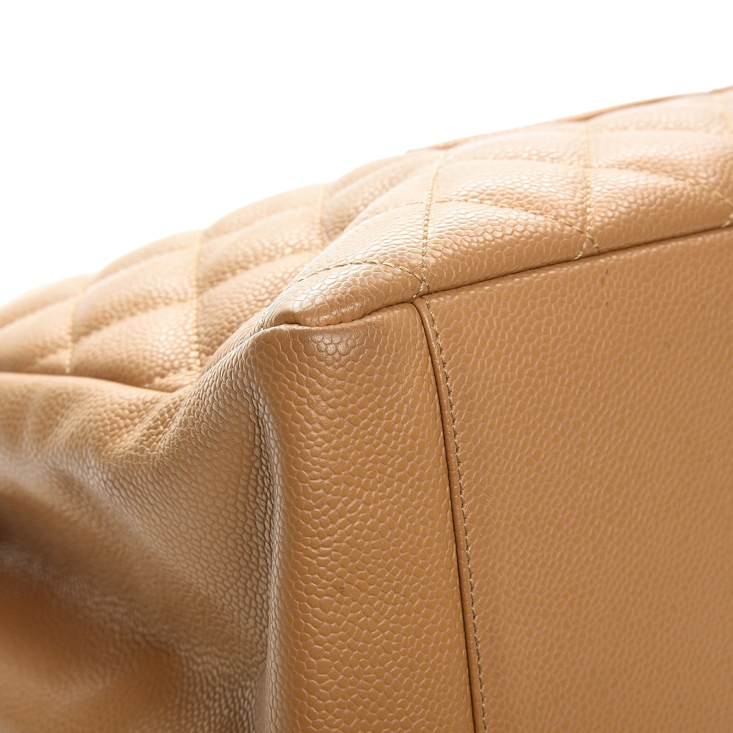 Chanel Caviar Quilted Grand Shopping Tote GST Beige 11 of 15