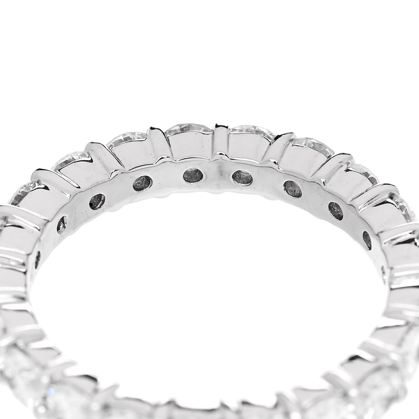 Platinum Diamond 2.15ct Full Eternity Band Ring 51 5.75