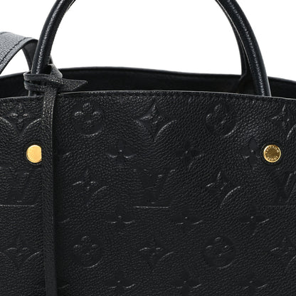 Louis Vuitton Empreinte Montaigne MM Black 10 of 12