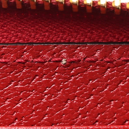 Gucci GG Supreme Monogram Tian Zip Around Wallet Beige Multicolor Red 9 of 15