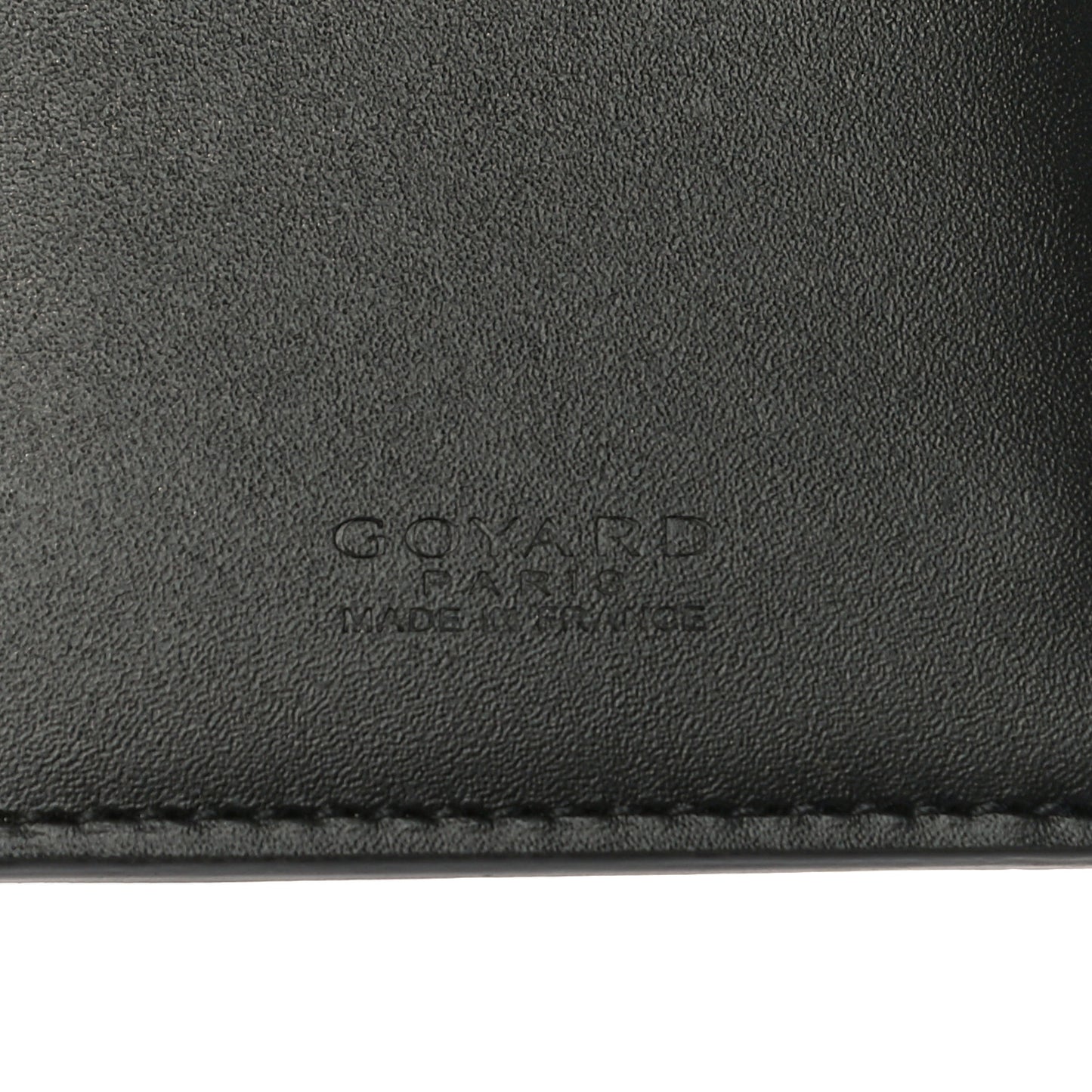 Goyardine Long Bi-Fold Wallet Black