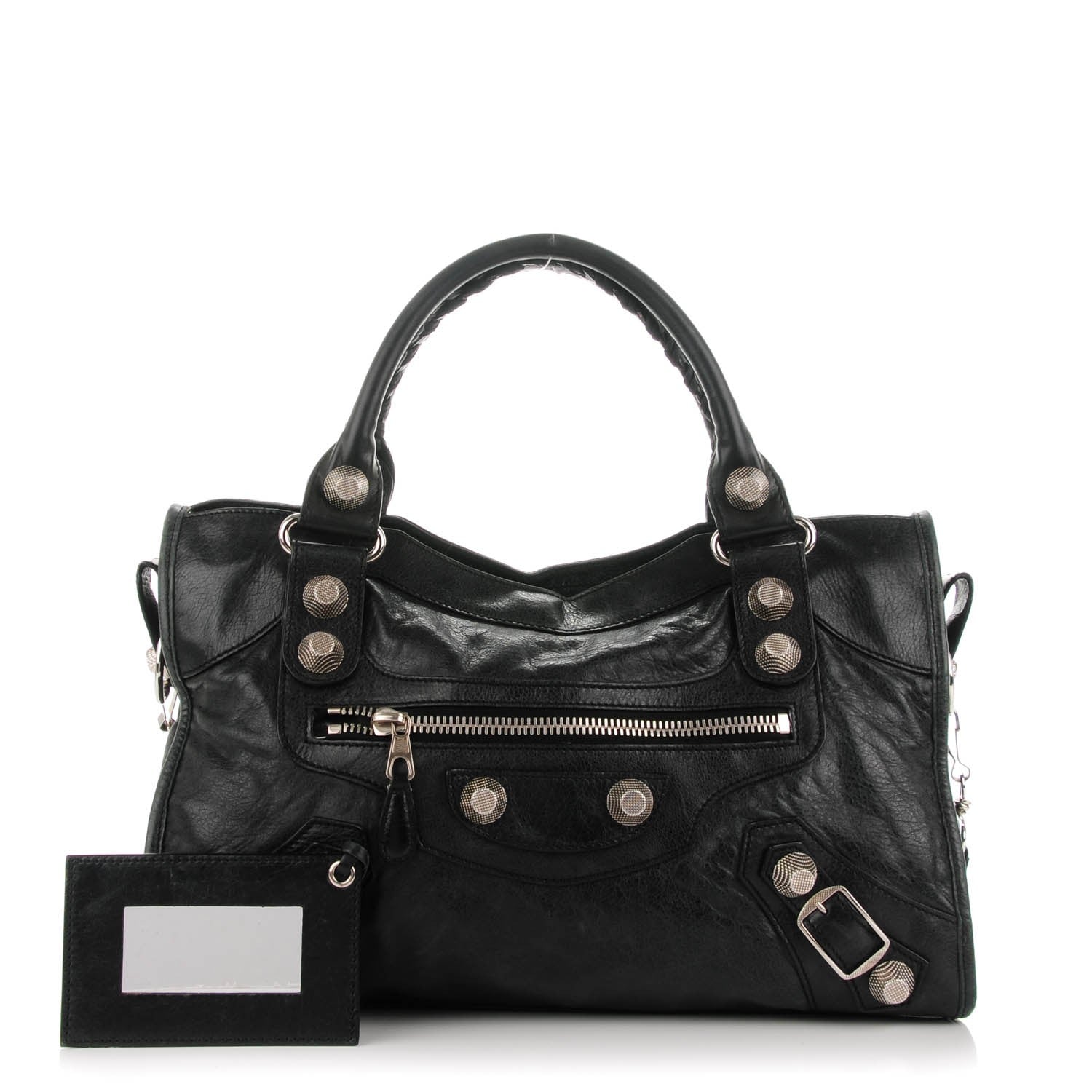 Balenciaga Agneau Giant 21 Silver Hardware City Black 1 of 8